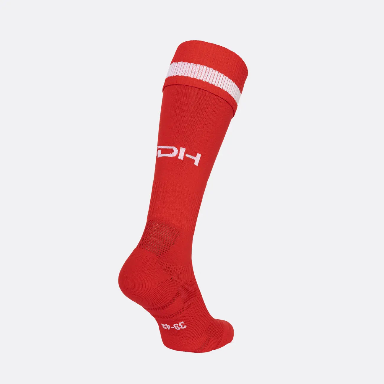 JDH Carbon calcetín hasta la rodilla - Rojo