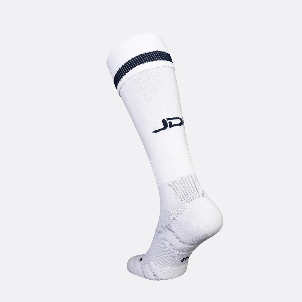 JDH Carbon calcetín hasta la rodilla - Blanco