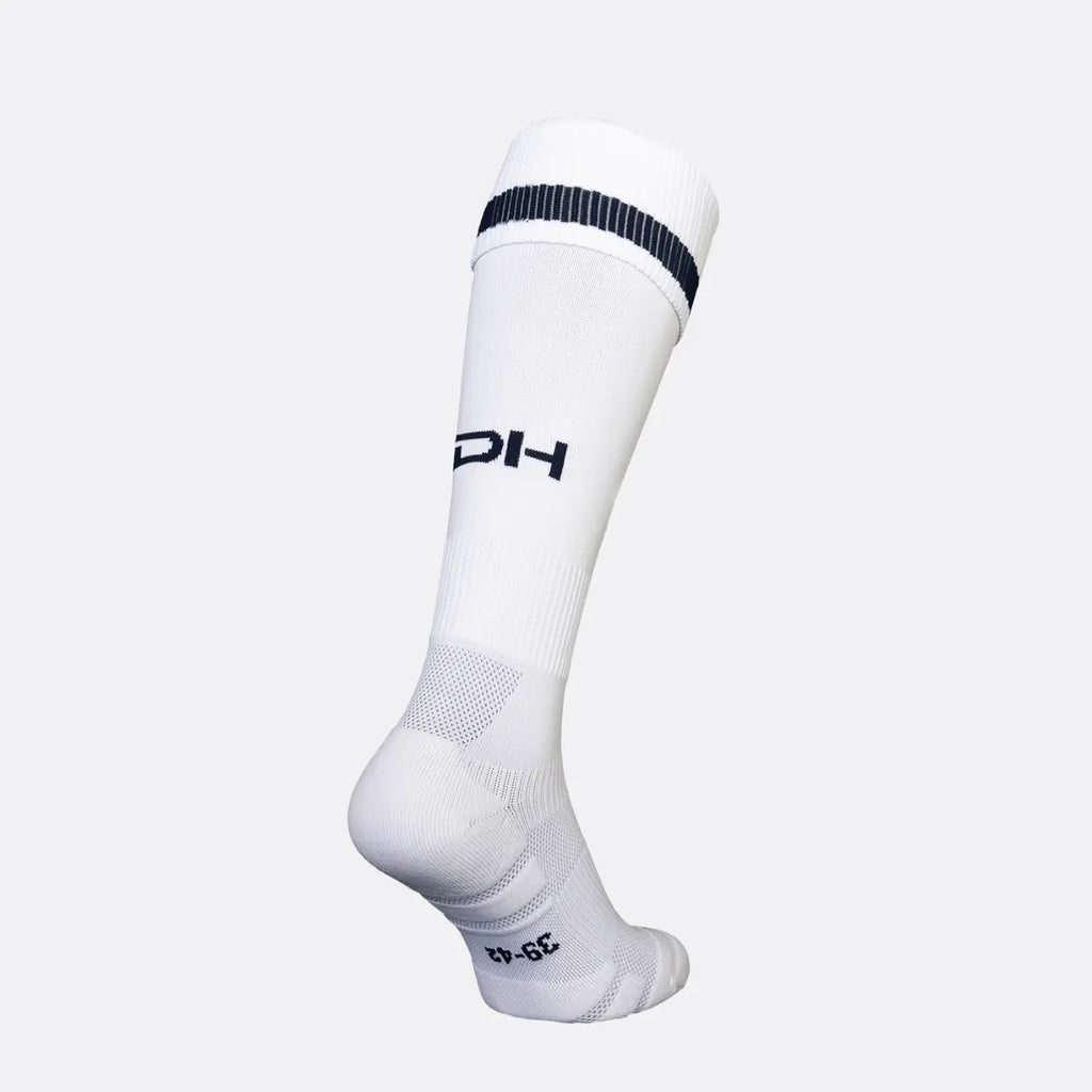 JDH Carbon calcetín hasta la rodilla - Blanco