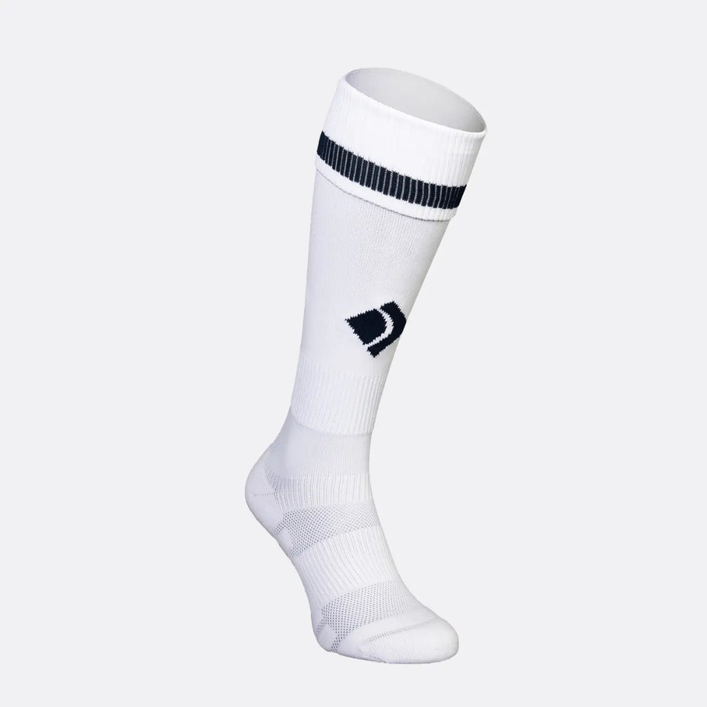 JDH Carbon calcetín hasta la rodilla - Blanco