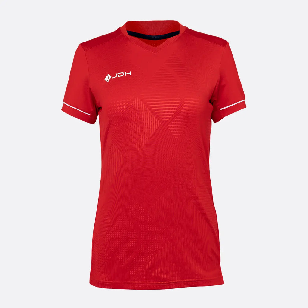 JDH Carbon camiseta profesional para mujer - Rojo