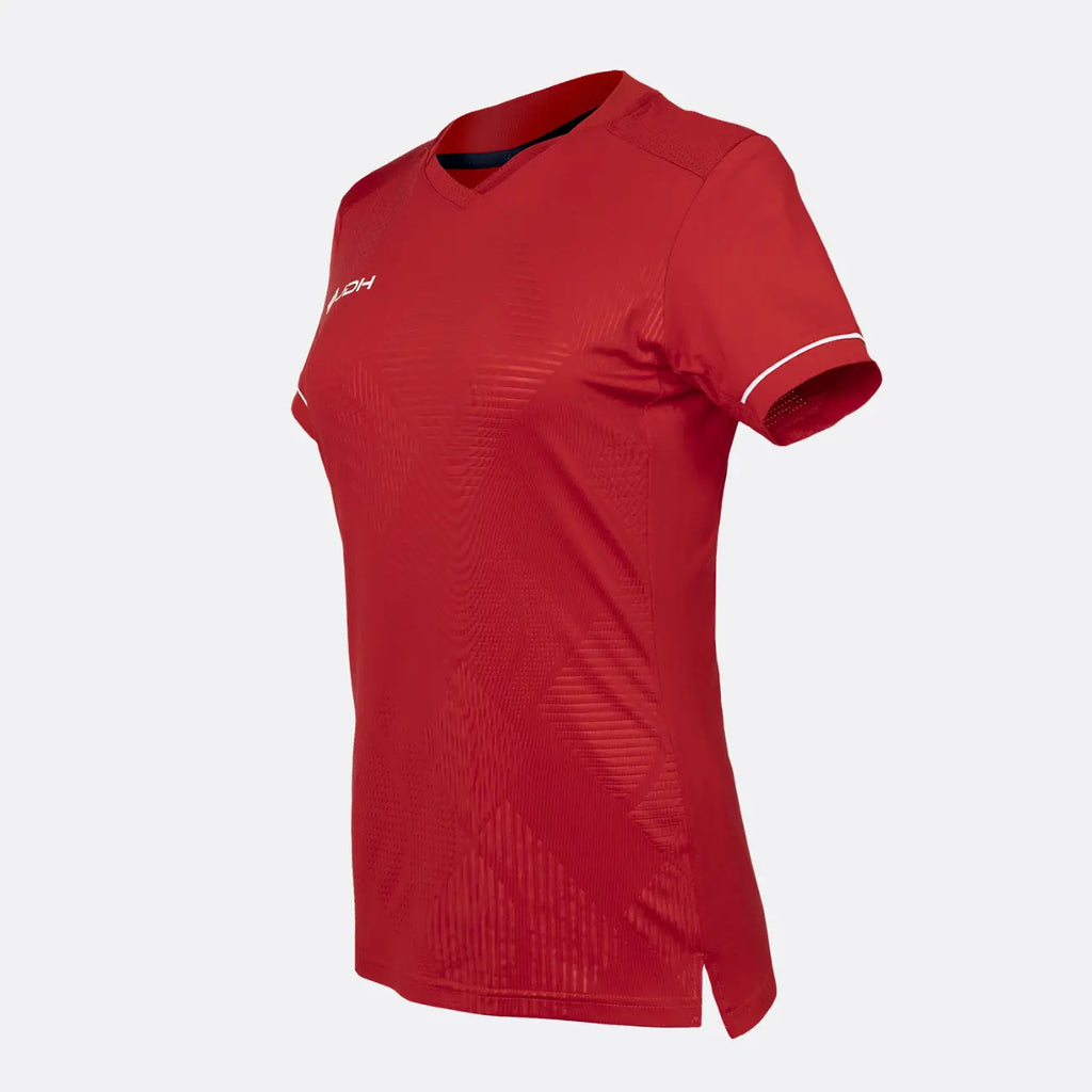 JDH Carbon camiseta profesional para mujer - Rojo