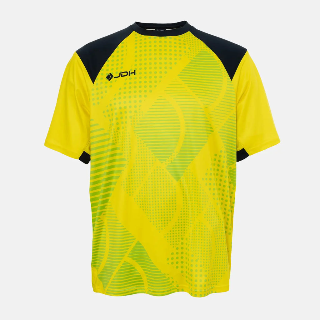 JDH Carbon camiseta de portero senior manga corta - Amarillo