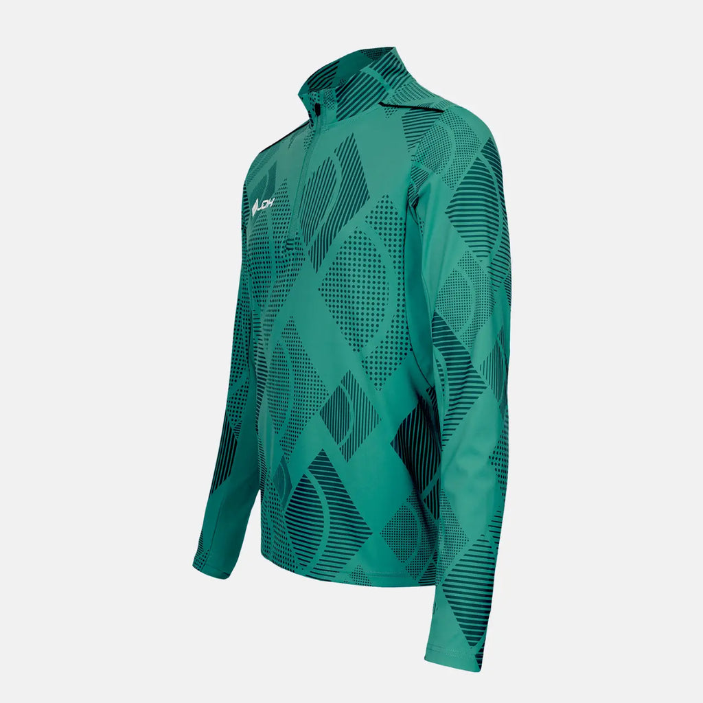 JDH Carbon pro hombre media cremallera - Verde Claro
