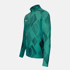 JDH Carbon pro hombre media cremallera - Verde Claro