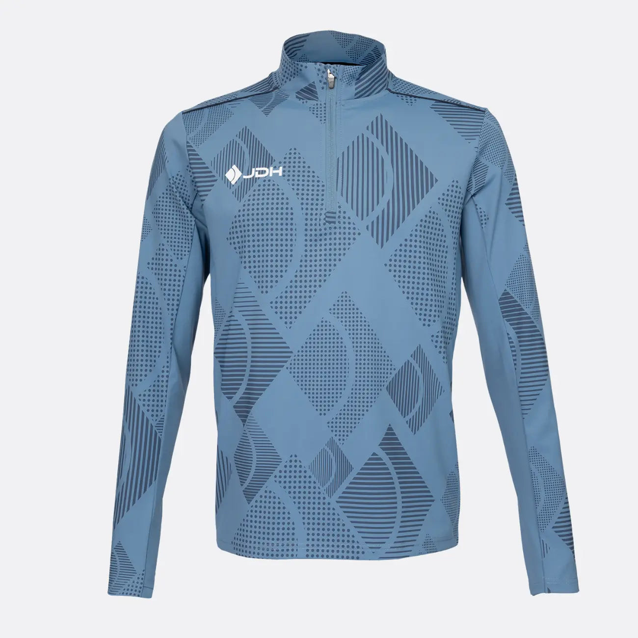 JDH Carbon pro hombre media cremallera - Tormenta