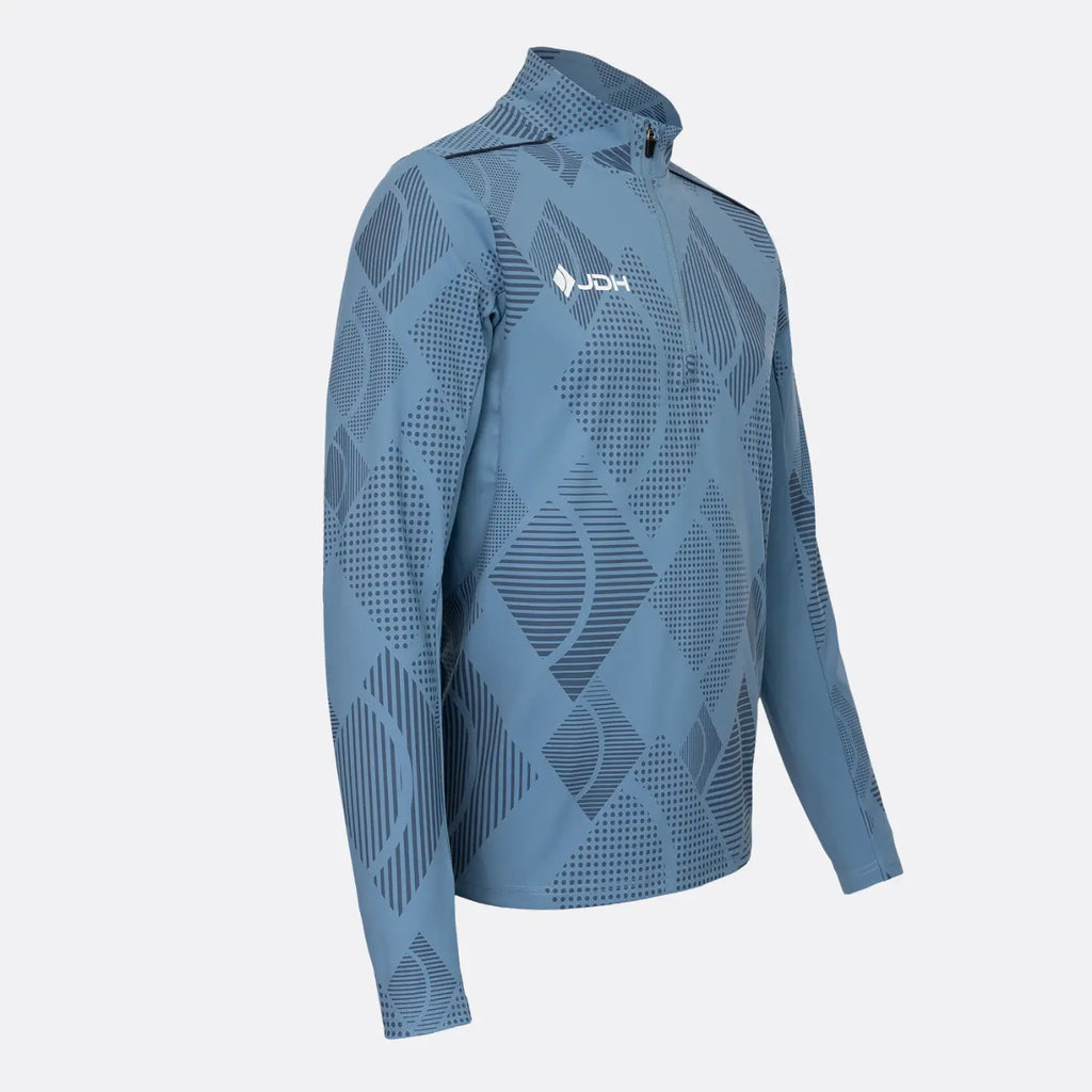 JDH Carbon pro hombre media cremallera - Tormenta