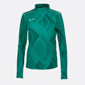 JDH Carbon pro mujer media cremallera - Verde Claro