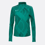JDH Carbon pro mujer media cremallera - Verde Claro
