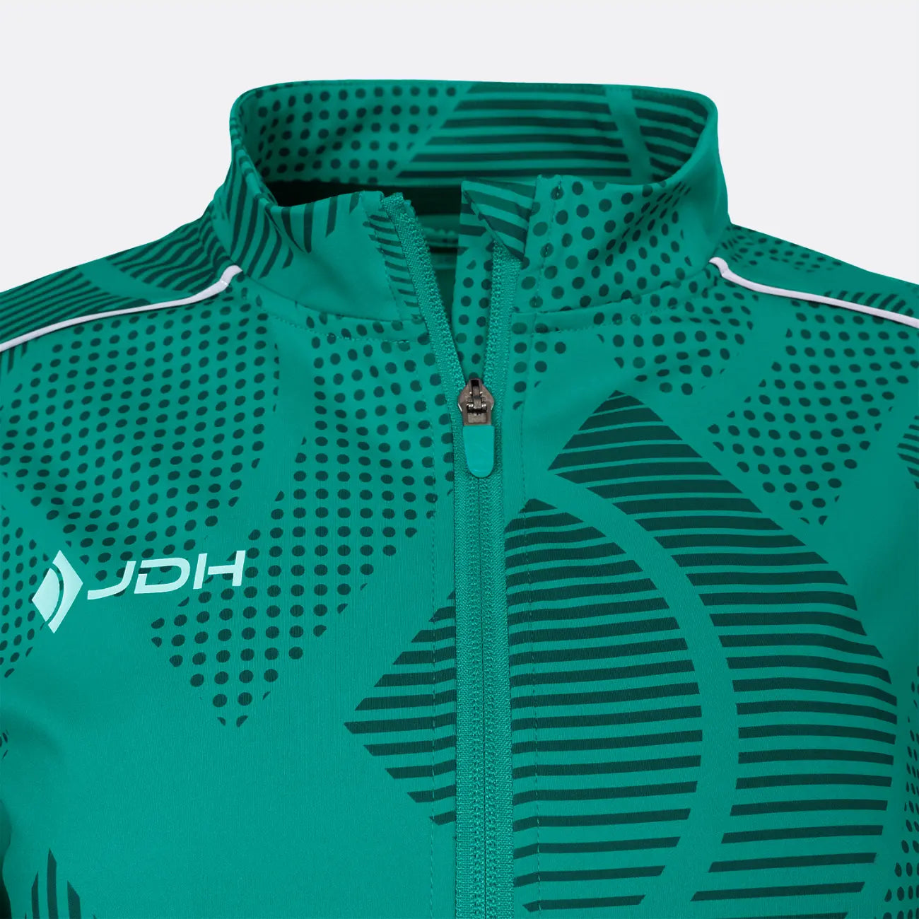 JDH Carbon pro mujer media cremallera - Verde Claro