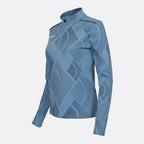 JDH Carbon pro mujer media cremallera - Tormenta