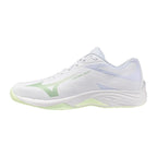 Mizuno Lightning Select para mujer - White/Aqua Gray/Ambrosia