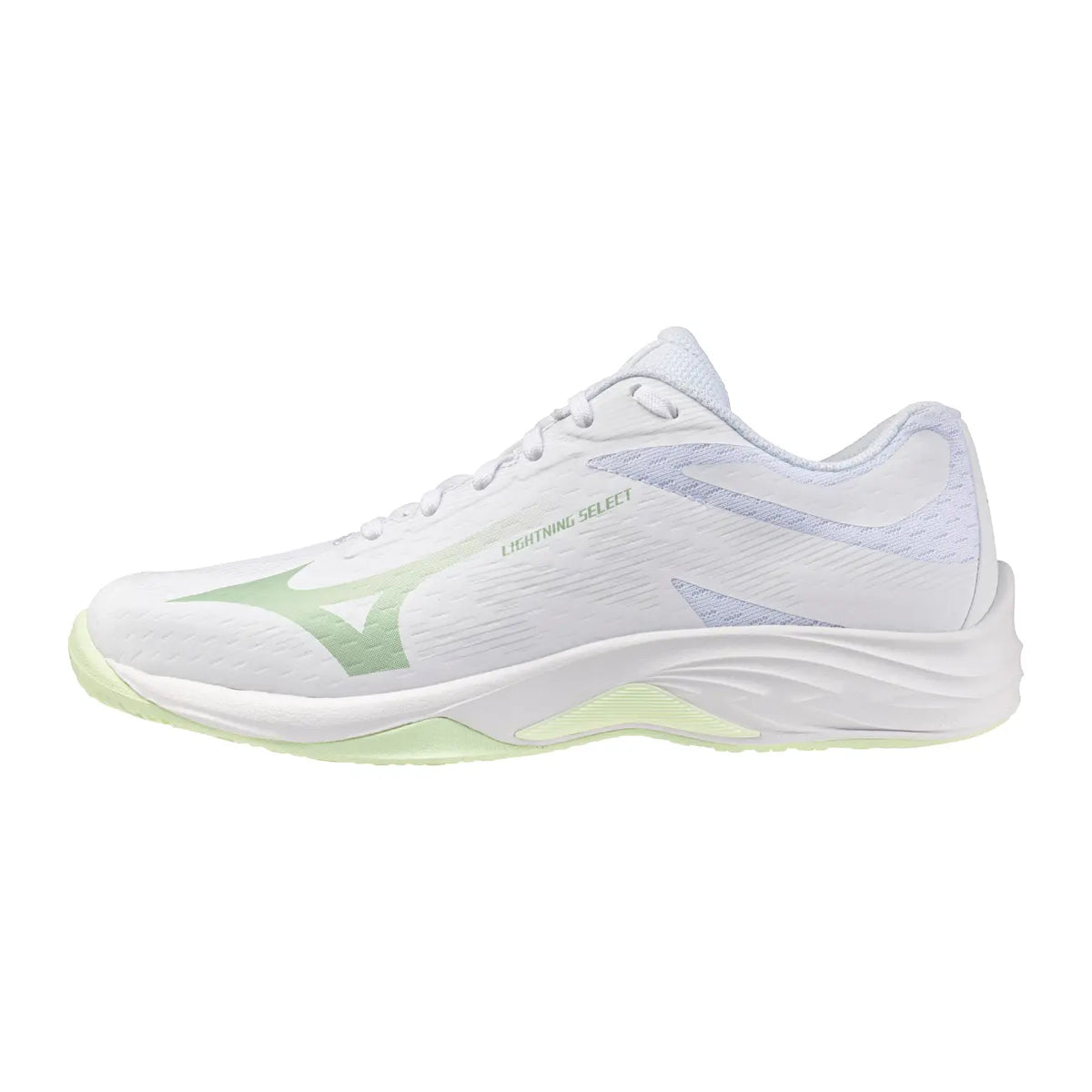Mizuno Lightning Select para mujer - White/Aqua Gray/Ambrosia