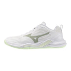 Mizuno Wave Stealth Pro para mujer - White/Aqua Gray