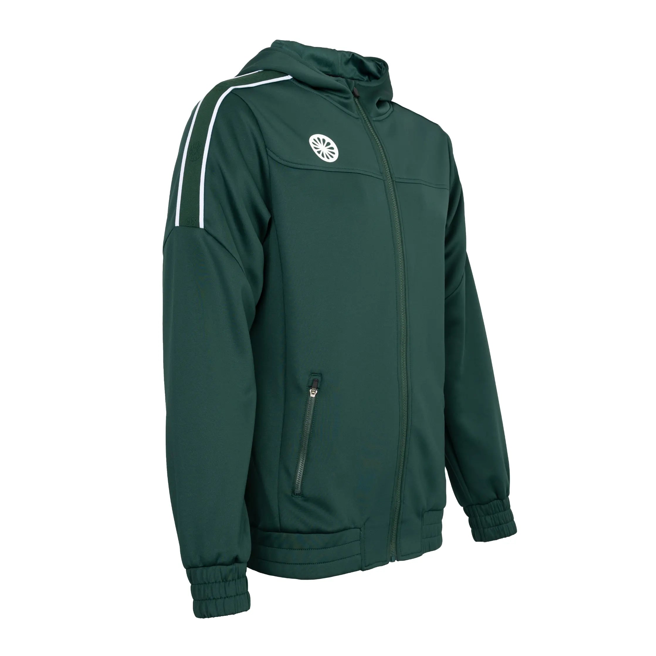 Indian Maharadja Jaipur kids performance hooded jacket - Green Kleding