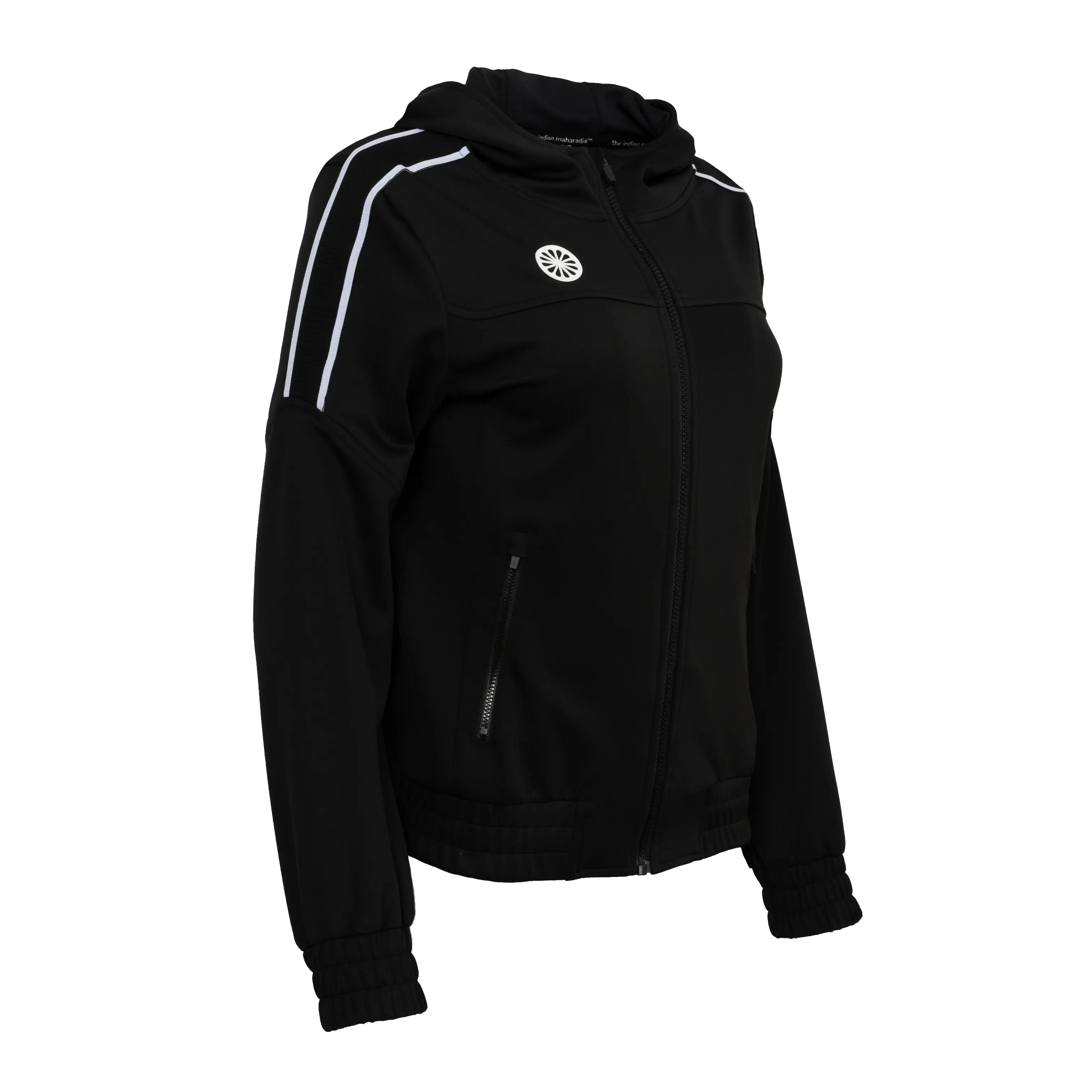 Indian Maharadja Jaipur women performance hooded jacket - Black Kleding