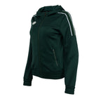 Indian Maharadja Jaipur women performance hooded jacket - Green Kleding