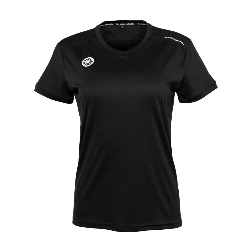 Indian Maharadja Jaipur women performance tee - Black Kleding