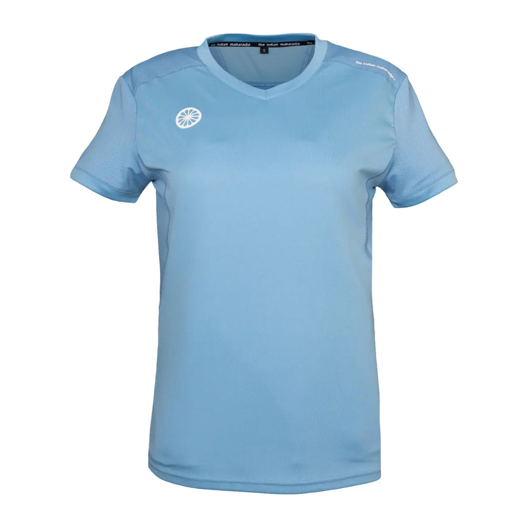 Indian Maharadja Jaipur women performance tee - Blue Kleding