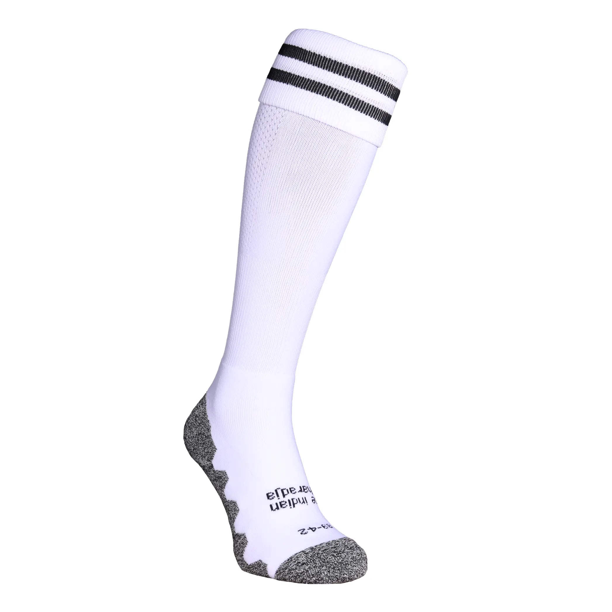 Indian Maharadja Kneehigh training sock - White Kleding