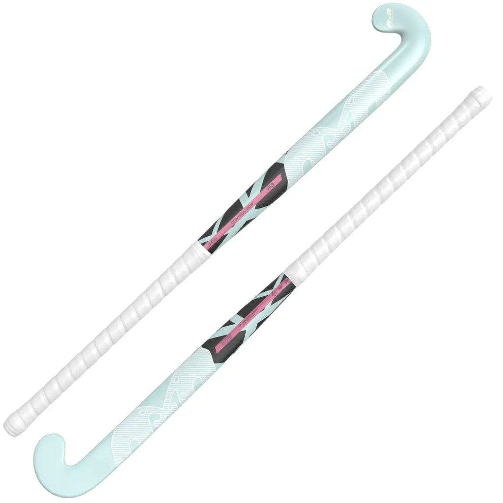 TK P3 Control Bow - Light Aqua-White-Magenta Hockeystick