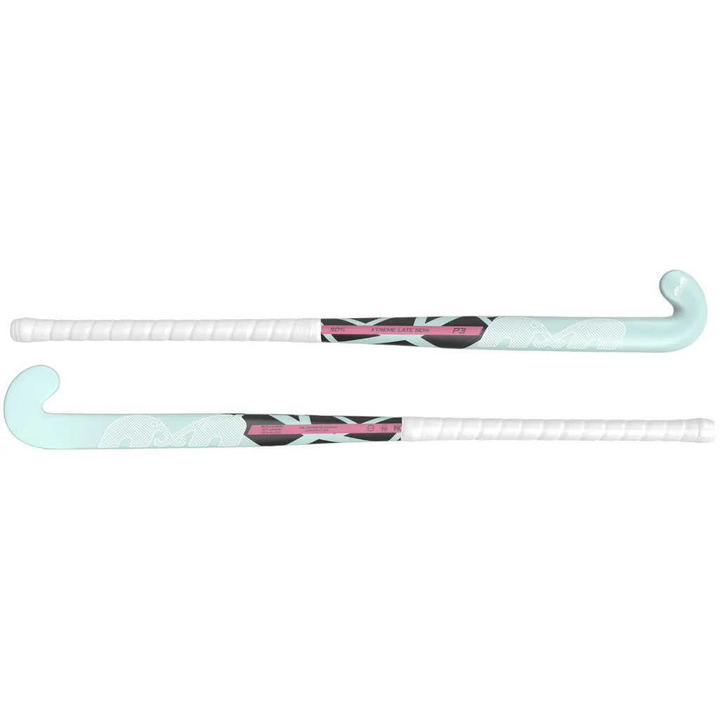 TK P3 Extreme Late Bow - Junior - Light Aqua-White-Magenta Hockeystick