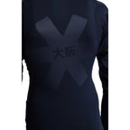 Osaka Kids Sports Baselayer Tee Ls - Navy
