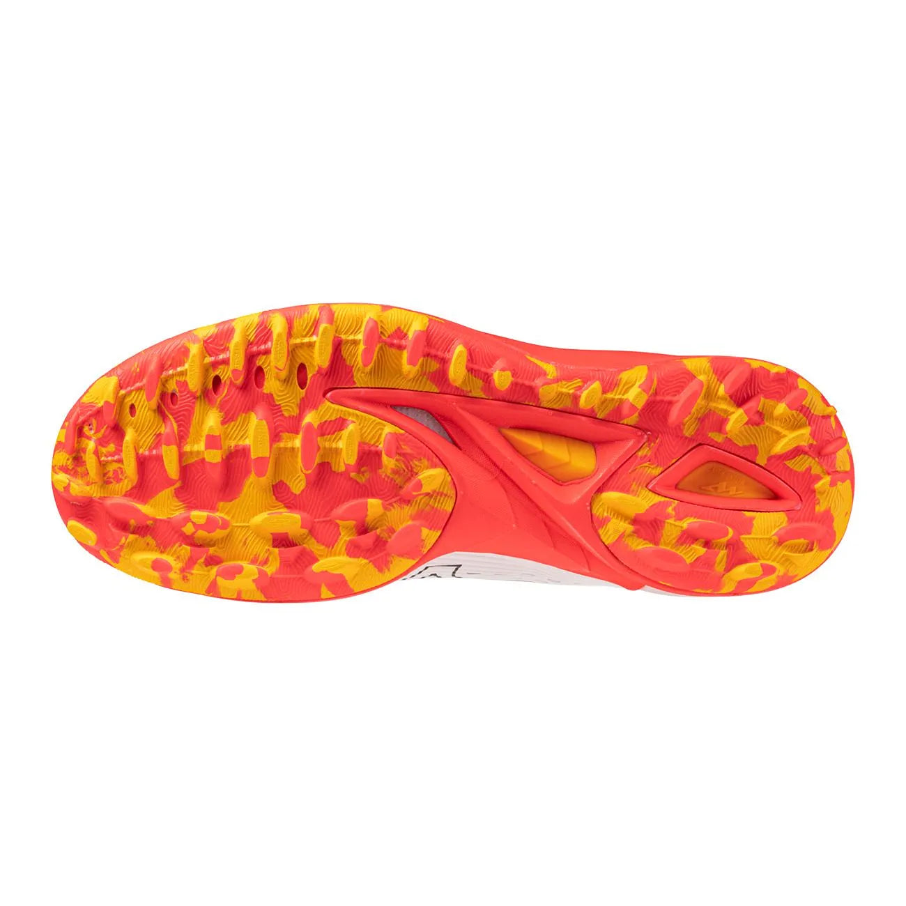 Mizuno WAVE LEOPARDUS - White Orange Hockeyschoen