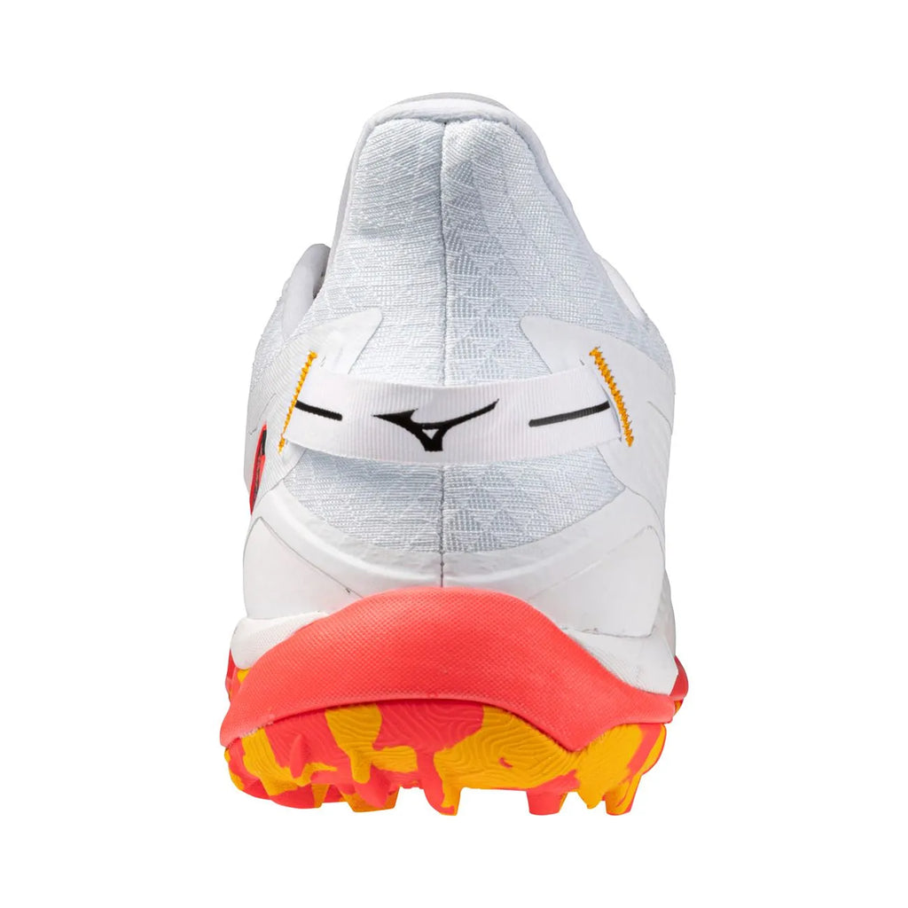 Mizuno WAVE LEOPARDUS - White Orange Hockeyschoen